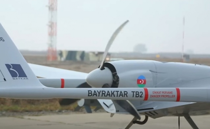 Azərbaycan Ordusu "Bayraktar" PUA-larını yenidən havaya qaldırdı - VİDEO