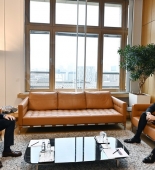 Brüsseldə Prezident İlham Əliyev ilə Avropa İttifaqı Şurasının Prezidenti arasında görüş olub