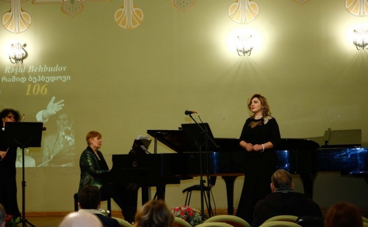 Tbilisidə Rəşid Behbudovun xatirəsi konsert proqramı ilə yad edildi