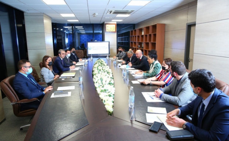 QHT-ə Dövlət Dəstəyi Agentliyində İslam İnkişaf Bankının nümayəndələri ilə görüş keçirildi - FOTO