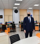 İlham Əliyev Dövlət Agentliyinin yeni binası ilə tanış oldu - FOTOLAR