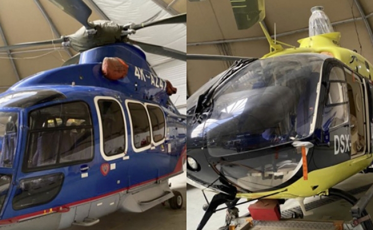 Dövlət Xidməti 3 helikopteri hərraca çıxarır - FOTOLAR
