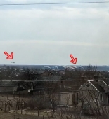 Rusiya helikopterləri Donbasda yaşayış məntəqələri üzərində - Yerli sakin ağlayaraq çəkdi - ANBAAN VİDEO