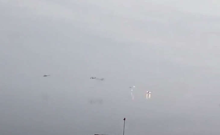 Ukrayna ordusu Rusiyanın iki helikopterini MƏHV ETDİ - ANBAAN VİDEO
