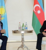 Prezident İlham Əliyev Nursultan Nazarbayevi təbrik edib