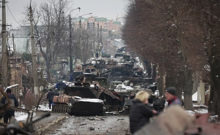 Ukrayna ordusu bu şəhəri Rusiya işğalından AZAD ETDİ