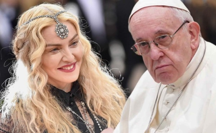 Müğənni Madonna Roma Papasına görüş TƏKLİF ETDİ