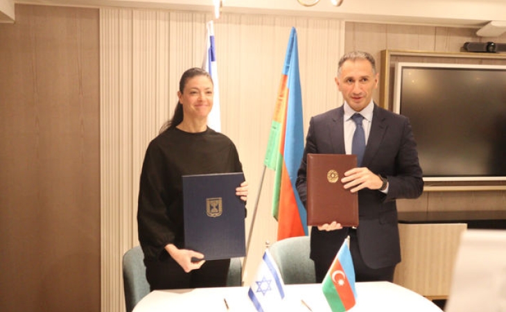 Azərbaycan və İsrail bu sahə üzrə saziş imzaladılar - FOTOLAR