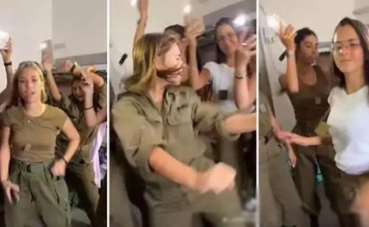 İsraillin qadın hərbçiləri bu görüntüləri ilə GÜNDƏM OLDU - VİDEO