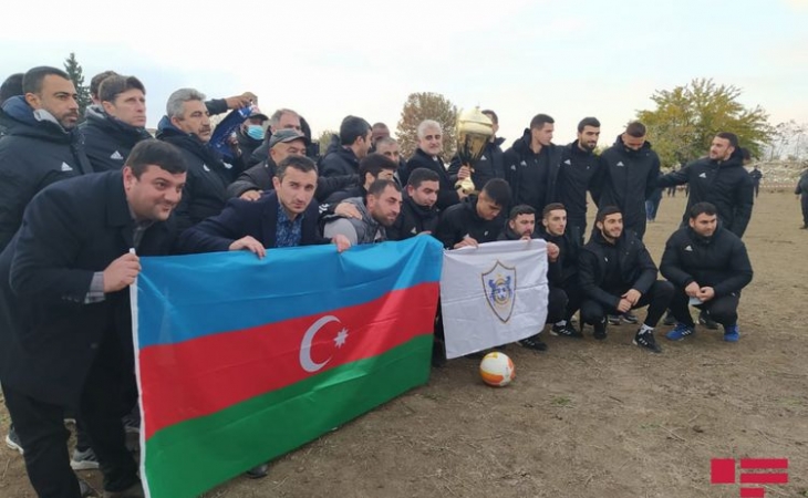 “Qarabağ” 27 ildən sonra Ağdamda simvolik futbol oynayıb