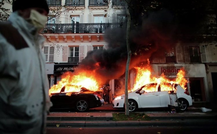 Fransada 130 mindən çox insan etiraz aksiyalarına qatılıb