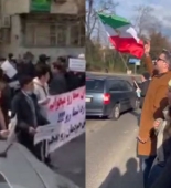 İrana qarşı ölkə xaricində və daxilində ETİRAZLAR - FOTO/VİDEO