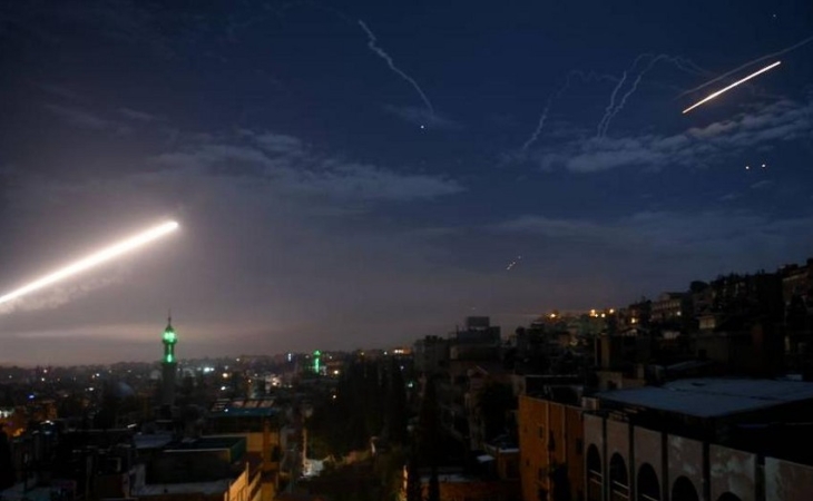 İsrail Suriyadakı hərbi hədəflərə aviazərbələr endirib, 5 nəfər yaralanıb