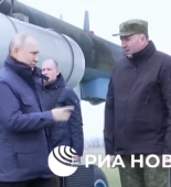Vladimir Putin ilk dəfə Xersona getdi - VİDEO