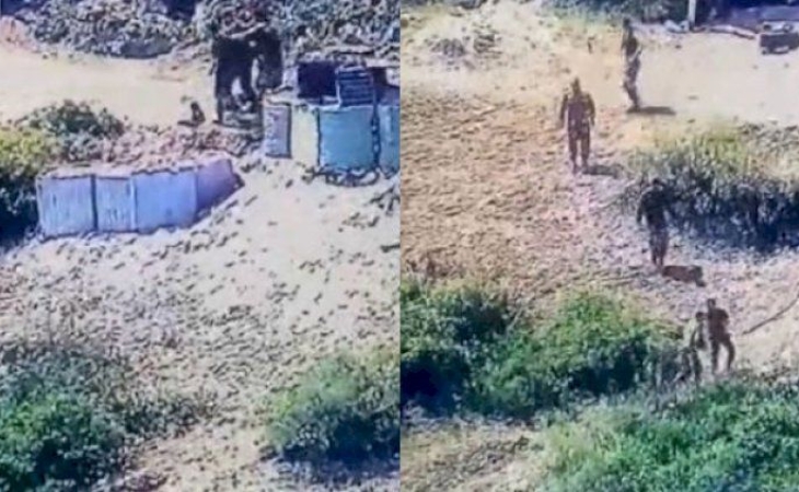 Ermənistan ordusu ilə bağlı şok görüntülər yayıldı - VİDEO