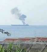 Suriyanın sahilləri yanan tanker: media İsraili ittiham edir
