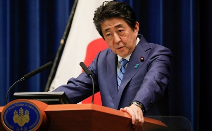 Abe: “Pandemiya davam etdiyi halda, Yaponiyanın Olimpiadaya ev sahibliyi etməsi çətin olacaq”