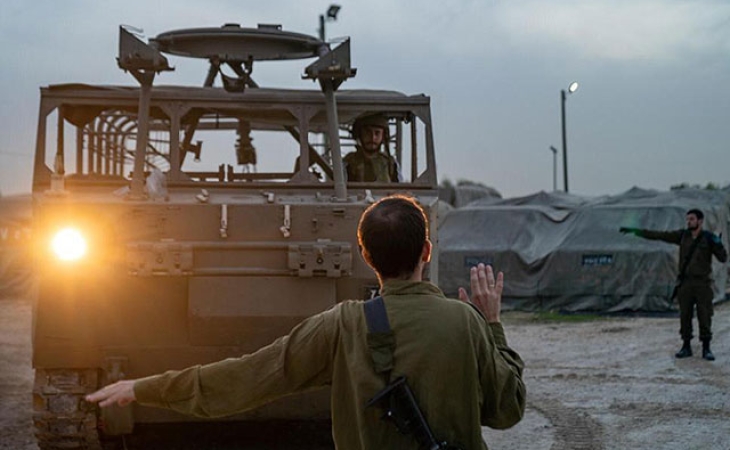 İsrail ordusu İsrailin şimalında təlim keçir
