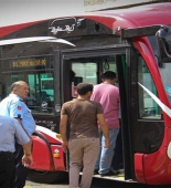 Bakıda DƏHŞƏT: Marşrut avtobusu PARTLADI – VİDEO
