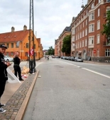 İraqın Danimarkadakı səfirliyi önündə Quran yandırıldı
