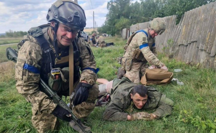 Azərbaycana qarşı vuruşan erməni Ukraynada əsir götürüldü - VİDEO