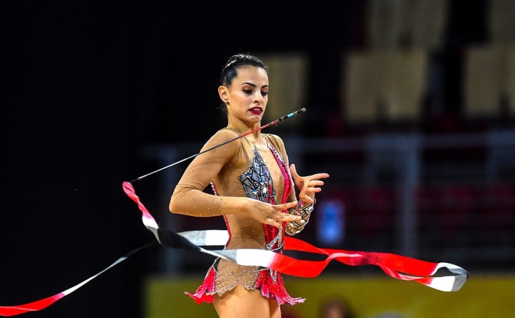 İsrail gimnastı Bakıda qızıl medal qazanıb