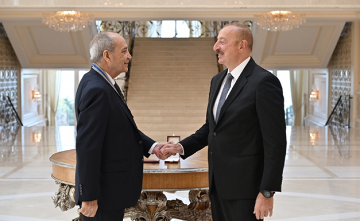 Prezident Rasim Balayevlə GÖRÜŞDÜ - FOTOLAR