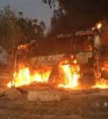 "HƏMAS"ın Tel-Əvivə atdığı raket avtobusu partlatdı