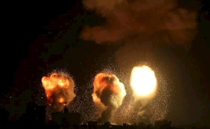 İsrail ordusu Qəzzəni bombalayır