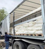 Laçın yolu ilə Qarabağa 70 ton yardım çatdırıldı FOTO