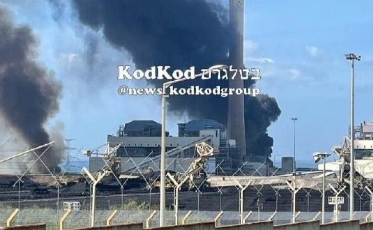 İsrailin ikinci ən böyük elektrik stansiyası vuruldu
