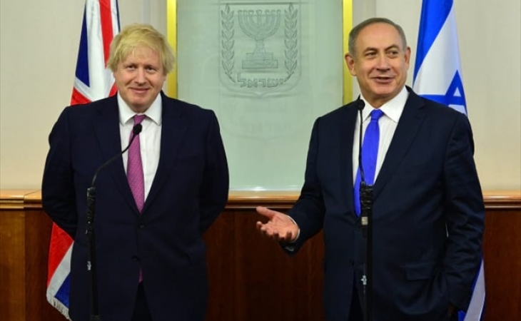 Boris Johnson İsrailə qarşı sanksiyalar