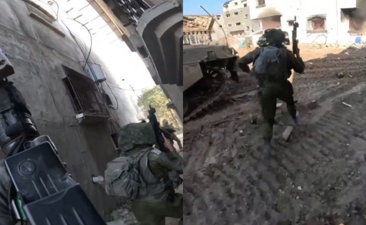 İsrail ordusu Qəzza küçələrindəki şiddətli döyüşlərin görüntülərini yayıb - VİDEO