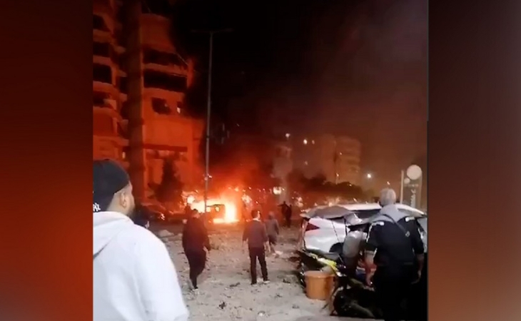 İsrail dronu Beyrutda HƏMAS-ın qərargahına zərbə endirib, ölənlər var