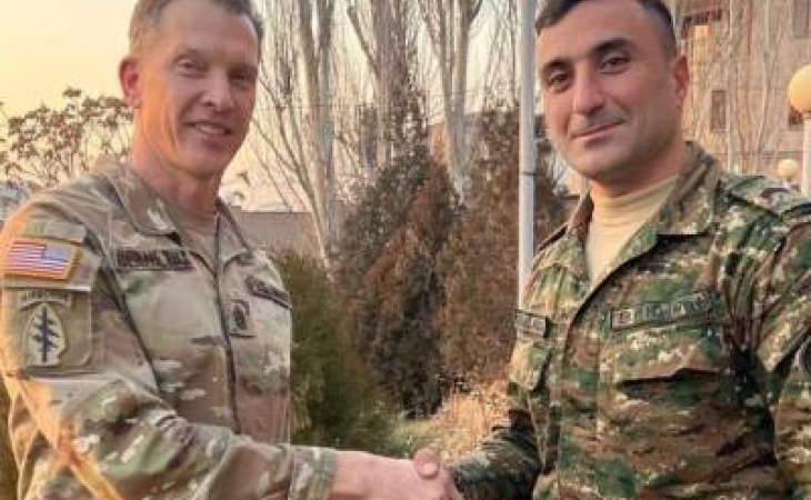 USEUCOM: ABŞ-ın Avropa Komandanlığının komandanı Robert Aberneti bu yaxınlarda Ermənistana səfər edib