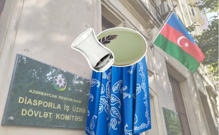 “Diaspora Komitəsi” boşqab, armudu stəkan və kəlağayı satın alır
