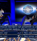 Azərbaycan bayrağı ilə bağlı suala səhv cavab verdi - VİDEO