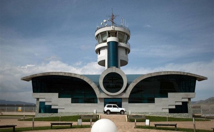 Xocalı aeroportunda məscid tikildi, Ermənistan QARIŞDI - FOTO