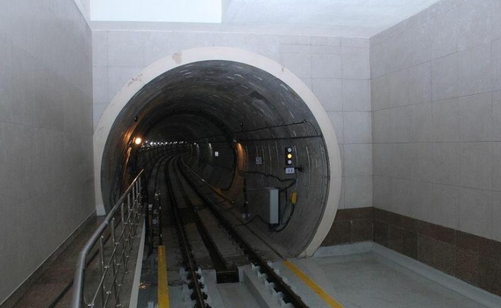 Bakıda inşa edilən yeni metro stansiyasından GÖRÜNTÜLƏR - VİDEO