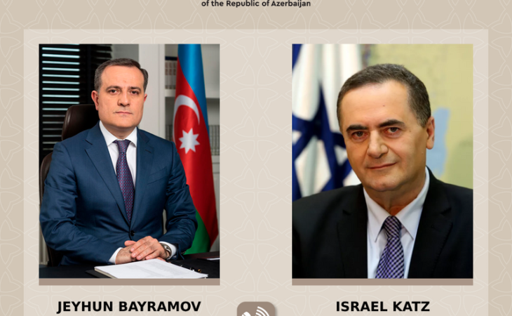 Bayramov İsrail Katzla danışdı: Əməkdaşlıq əlaqələri...