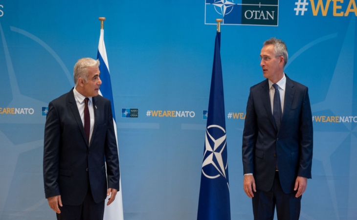 İsrailin XİN başçısı NATO-nun Baş katibi ilə GÖRÜŞDÜ