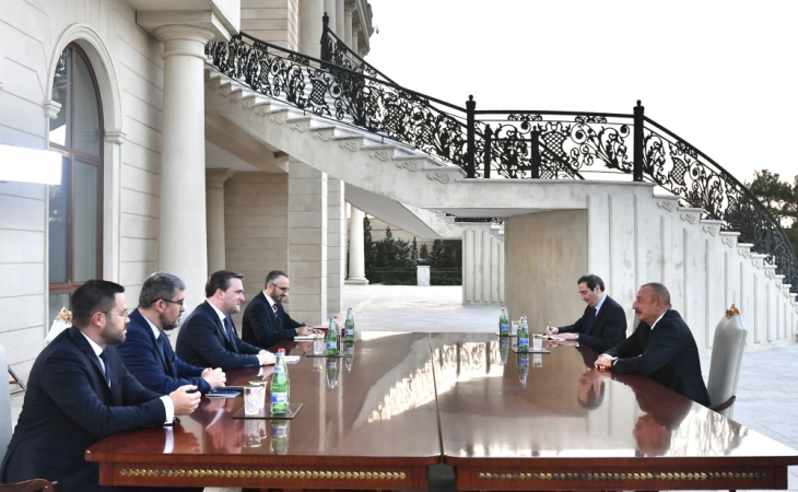 Prezident İlham Əliyev Serbiyanın xarici işlər nazirinin başçılıq etdiyi nümayəndə heyətini qəbul edib