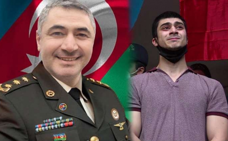 Şəhid polkovnik İlqar Mirzəyevin oğlu hərbi xidmətə yola salındı - VİDEO