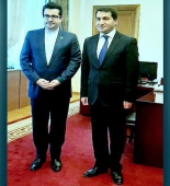 Azərbaycan Prezidentinin köməkçisi İran səfiri ilə görüşüb