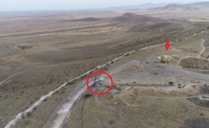 Ermənilərin illərdir gizli saxladığı bunkerin içindən ŞOK VİDEO