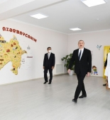 Prezident İlham Əliyev "Qobu Park-3" yaşayış kompleksinin açılışında iştirak edib