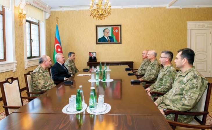 Vasif Talıbov Türkiyə Silahlı Qüvvələrinin 3-cü Ordu Komandanı ilə görüşdü