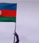 İranda Kəleybər əyalətinin ən yüksək zirvəsində Azərbaycan bayrağı UCALDILDI - VİDEO
