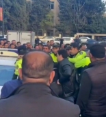 Bakıda sərxoş sürücü ilə polis arasında DAVA - ANBAAN VİDEO