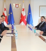 Kamran Əliyev Gürcüstanın Baş naziri ilə görüşdü